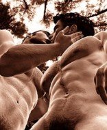 nude gay men have sex